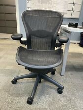 Herman Miller Aeron Desk Chair Size B Graphite Ergonomic Home Or Office