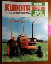 Kubota L275 2wd 4wd Diesel Tractor Brochure 3013 01 Ca 483