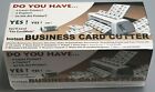 New Business Card Cutter Cardmate Up To 60 Cardsminute Manual