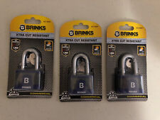 Brinks 677 44101 Commercial 44 Mm Laminated Steel Lock X3 Lot