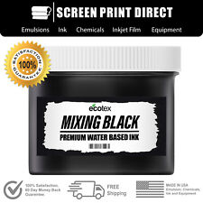 Ecotex Mixing Black Premium Water Based Ink For Screen Printing All Sizes