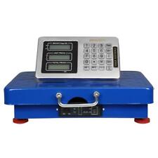 Us Commercial Scales Digital Platform Postal Scale Electronic Weight 440lbs Blue