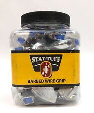 Stay Tuff Barbed Wire Grip For 125 Ga Barbed Wire 40 Pack