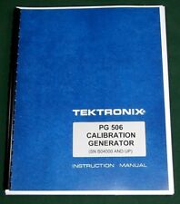 Tektronix Pg 506 Instruction Manual With 11x17 Foldouts Amp Protective Covers