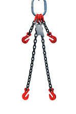 38 6 Foot Grade 80 Doga Double Leg Lifting Chain Sling Grab Hook Adjuster
