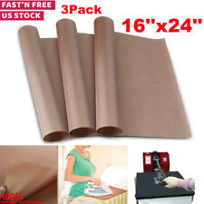3 Pack Teflon Transfer Sheets For Heat Press Non Stick Reusable Craft Paper Mat