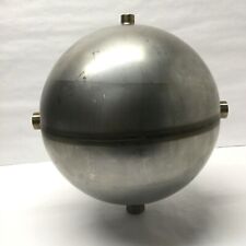 Welded Stainless Steel Hollow Spherical Vessel Reactor Mixer 3 Port 10 8l