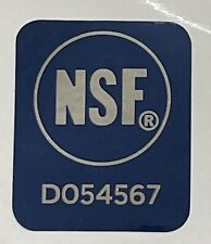 Nsf Sticker Safety Food Water Building Restaurant Genuine 1125 X 1125