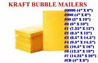 50100200500 Kraft Bubble Mailers Padded Envelope Shipping Bags Seal Any Size