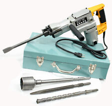 1800w Electric Rotary Hammer Drill Amp Demolition Mode 500bmp With Core Bit Hole Saw