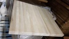 24x24 Solid Oak Butcher Block Counter Table Top Indoor Use Unfinish Sanded