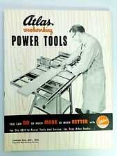 Atlas Wood Working Power Tools Catalog W55 Nov 1954 Machines Michigan