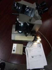Olympus Bhb Bh Microscope Dual Head 2 Light Source Objectives More