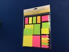 Notes Set Fluorescent Sticky Note Set 15 Pads In Assorted Colors And Sizes