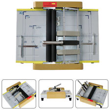 A3 Booklet Making Machine Paper Bookbinding Amp Folding Stapler 110v 60w Us