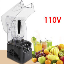 Commercial Electric Soundproof Cover Blender Smoothie Maker Mixer 22kw 30000rpm