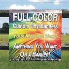 3 X 20 Custom Vinyl Banner 13oz Full Color - Free Design Included