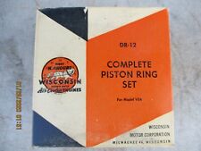 Wisconsin Engine Motor Dr 12 Complete Piston Ring Set For Model Ve4 Nos