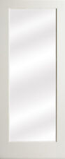 1 Lite Clear Glass Primed Mdf Solid Interior French Doors 80 Height Prehung
