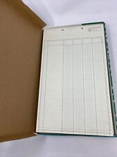 Wilmer Service Line Columnar Pads P 504 Vintage Accounting 5 Pads 85 X 14 Nos