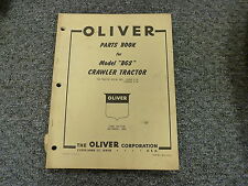 Oliver Model Bgs Cletrac Crawler Tractor Dozer Parts Catalog Manual Book