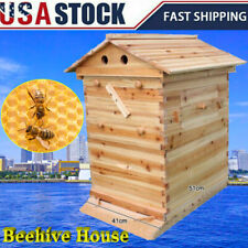 Bee Frames House Super 2 Layer Bee Keeping Box For 7pcs Brood Hive Beehive Frame