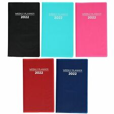 2022 Weekly Planner Appointment Calendar Agenda Organizer 75x5 Choose Color