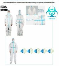Fda Protective Hazmat Suit Gown Coverall Personal Protection Sizesmlampxl