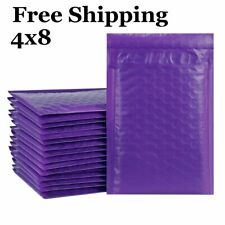 1 500 000 4x8 Poly Purple Color Bubble Padded Bubble Mailers Fast Shipping