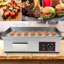 3000w 22 Commercial Electric Countertop Griddle Flat Top Grill Bbq Restaurant