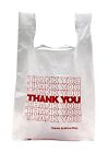 New 100 Ct Plastic Shopping Bags T-shirt Type Grocery White Small Size Bags....