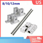81012mm Linear Shaft Rod Optical Axis Rail Support Block Scs81012uu Set
