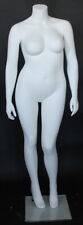 5 Ft 5 In H Plus Size Female Headless Mannequin Matte White New Style Plus 8