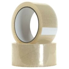 2 Rolls Box Carton Package Sealing Tape 2mil 2 X 55yd Crystal Clear