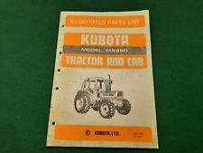 Kubota M5950 Tractor And Cab Parts List Catalog
