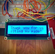 Lcd Module 1602 Bluegreen Screen With Backlight 5v Display Diy Project