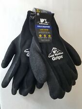 Wl Wells Lamont Cold Weather Latex Coated 2 Pair Pack Black Large R526ln