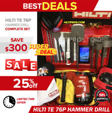 Hilti Te 76p Atc Hammer Drill Preowned Free Tablet Bits Extras Quick Ship