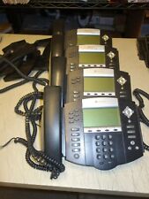 Lot Of 4x Polycom Soundpoint Ip550 Ip650 Sip Digital Voip Telephone