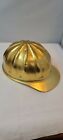 Vintage Gold Superlite Aluminum Fibre-metal Hard Hat Helmet Wliner Usa 8 Rivet