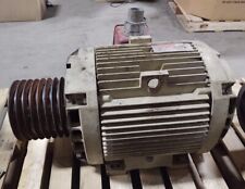 General Electric Ge 3 Phase 230460 Volt Ac 75 Hp Industrial Motor With Pulley