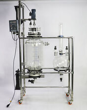 20l Laboratory Crystallization Reactor Jacketed Glass Reactor Filter 5m 110v