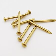 10100x Pure Copper Brass Small Mini Round Head Nail Tack Dia12 28mm L8 50mm