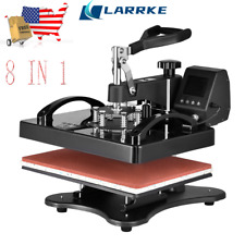 8in1 T Shirt Printing Machine 15x15 Heat Press Machine Shirt Mug Hat Transfer