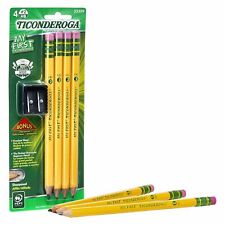 Ticonderoga My First Pencils Wood Cased 2 Hb Soft Pre Sharpened With Eraser