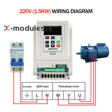 220v 15kw Variable Frequency Drive Inverter Cnc Vfd Vsd Single To Three Phase