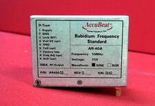 Accubeat Ar 40a Accubeat Rubidium Frequency Standard 10mhz