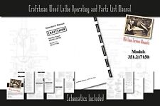 Craftsman Wood Lathe 351217150 Service Owners Manual Parts List