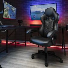 Respawn W109 Racing Style Gaming Chair Reclining Ergonomic Chair In Black