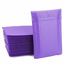 Purple Poly Bubble Padded Shipping Bags Mailers 0 65x10 Inner 65 X 9